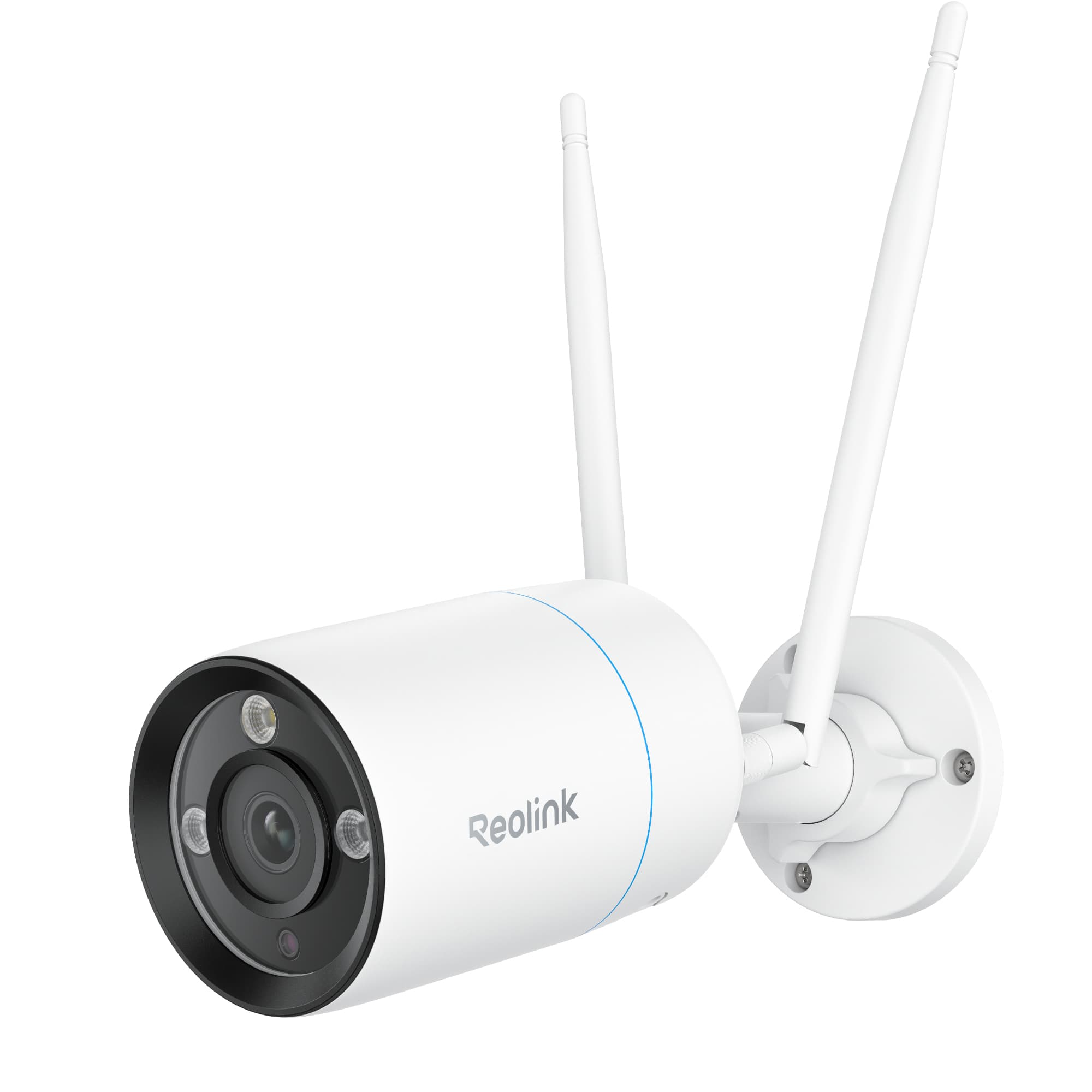 Front. Reolink - Reolink RLC-810WA 4K 8MP WiFi Surveillance Camera IP67 Color Night Vision 2-Way Audio Smart Detection Playback Timelapse - White.