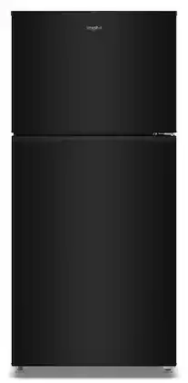 Whirlpool - 30 inch wide 19 cu. ft. Top Freezer Refrigerator with Total Coverage Cooling - Black