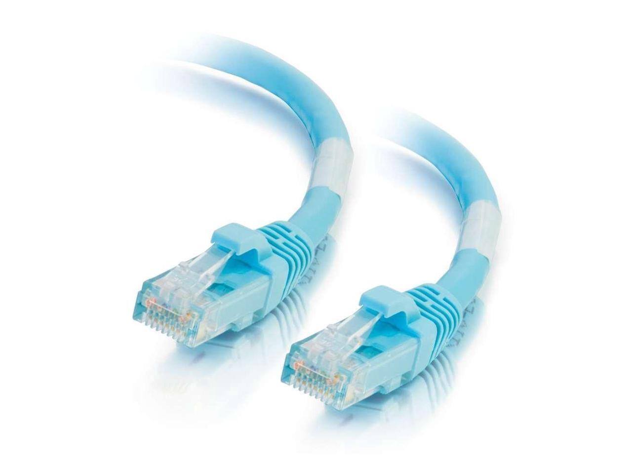 Alt View 3. Cables to Go - C2G 00763 7FT CAT6A SNAGLESS UNSHIELDED (UTP) ETHERNET NETWORK PATCH CABLE - AQUA.