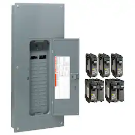 Square D - HomeLine 200 amps 120/240 V 30 space 60 circuits Wall Mount Main Breaker Load Center