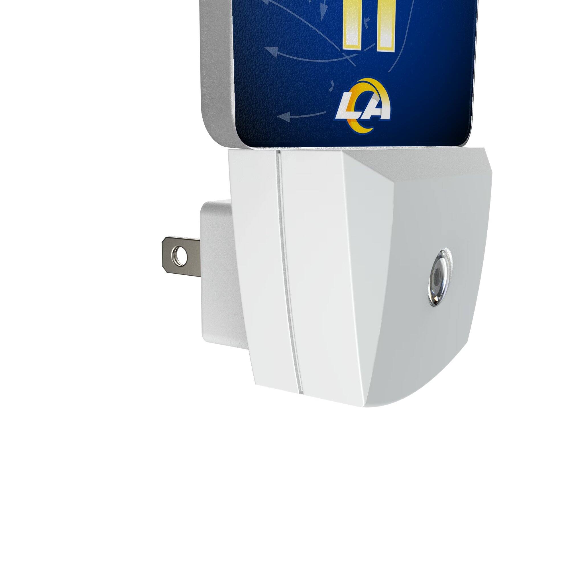 Alt View 2. Keyscaper - Jimmy Garoppolo Los Angeles Rams Nightlight 2-Pack - Multicolor.