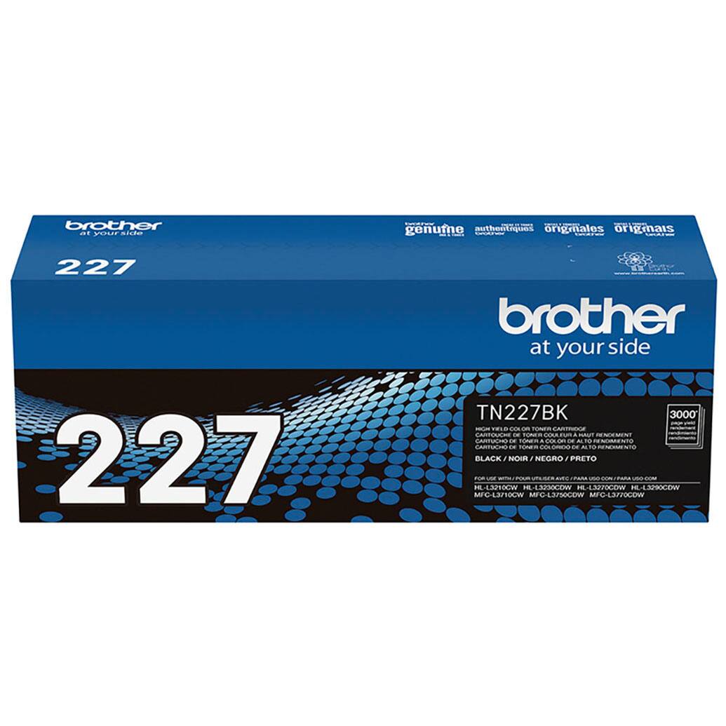 Brother at your side 227 TN227BK 3000 - -O i EE on TONR CARTRIDOE CARTOLACAO D noneR CRA Du a IUAUIT REEMEENT CARTUCIN T TONER & CE o DE AL n NOMENTO CARTOLACAO DE TONER CLRIDO - ALTO RENERMENTO BLACK / NOIR / NEGRO / PRETO WTE SNVA  uno TON mhuna uo OON L-13210CW HL13230COW HL13270COW ML .3290COW MIC-L3P10CW MFC-L3750COW MFG-L3770COW