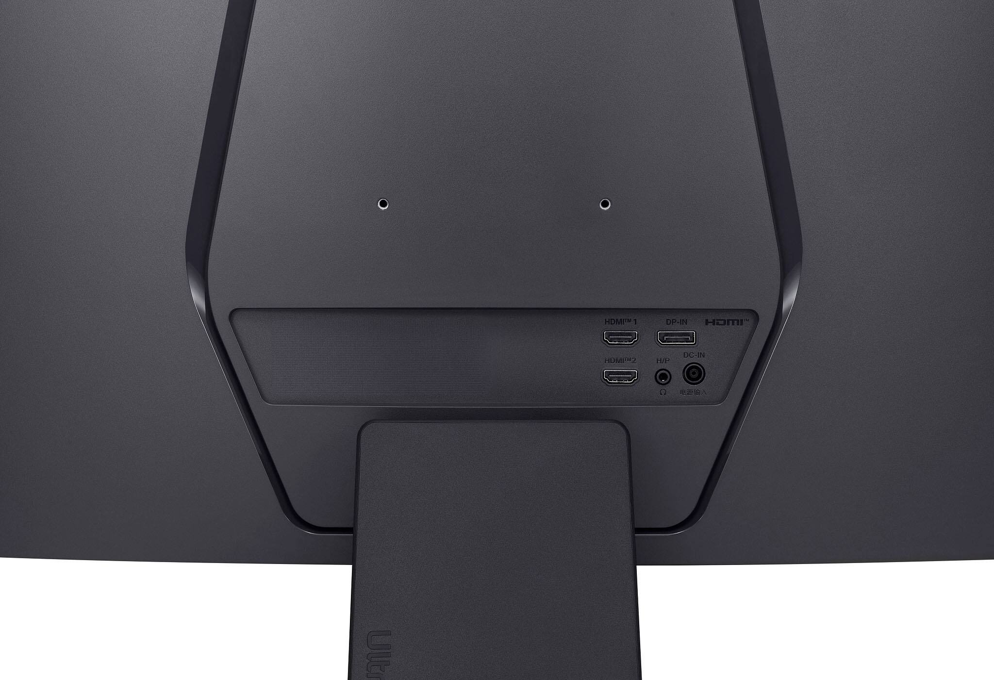 The text on the image reads "HDMI I DP-IN HOMI HUM2 HP DC-IN C Ultr." This text appears to be a description or label for the electronic device.