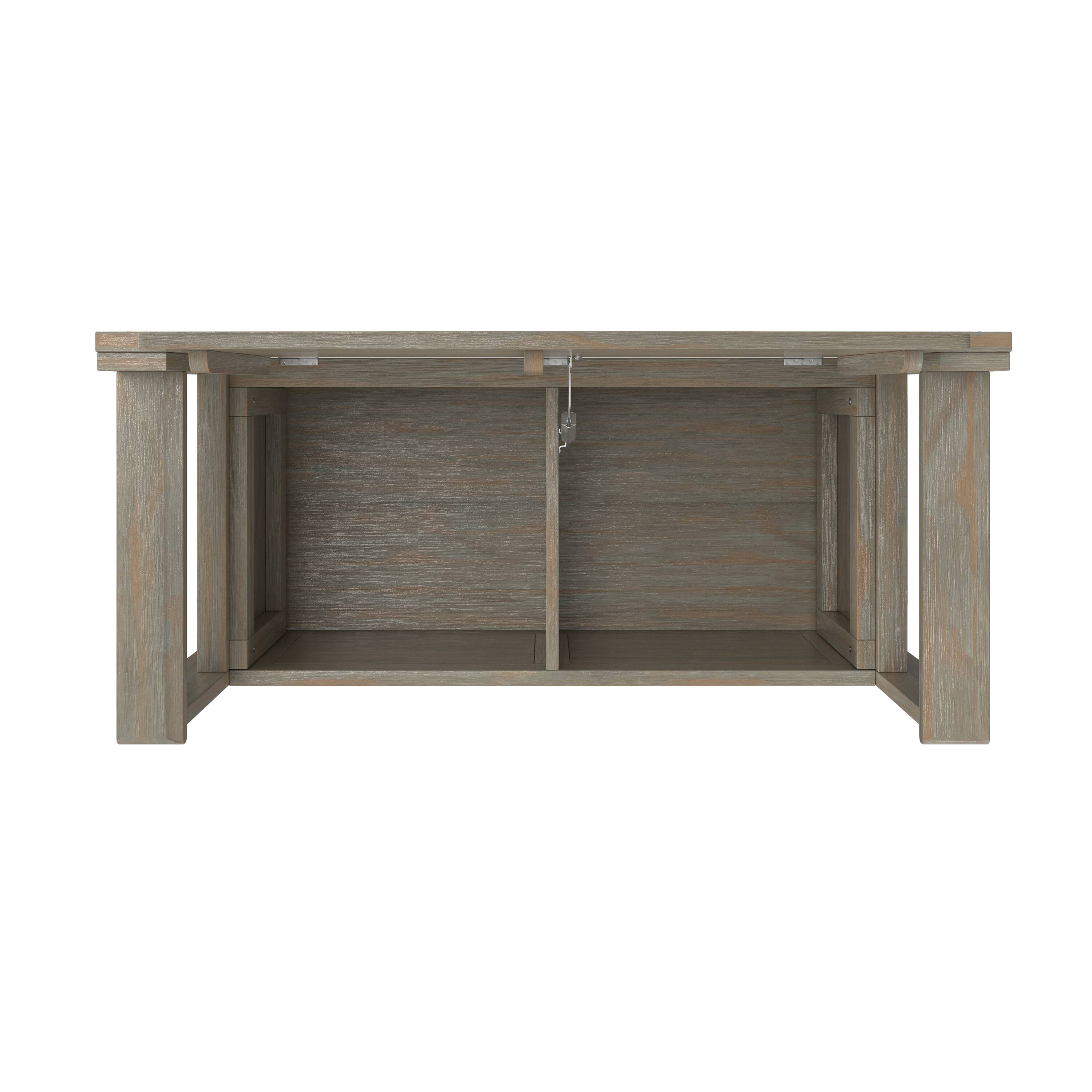 Alt View 3. Simpli Home - Amherst Solid Wood 36 inch Wide Transitional Entryway Storage Bench in Distressed Grey - Distressed Grey.