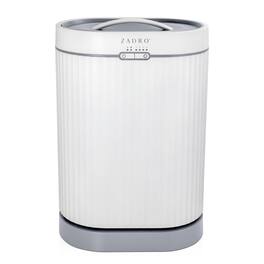 Zadro - 20-Liter Fluted Towel Warmer with Aromatherapy Diffuser - White