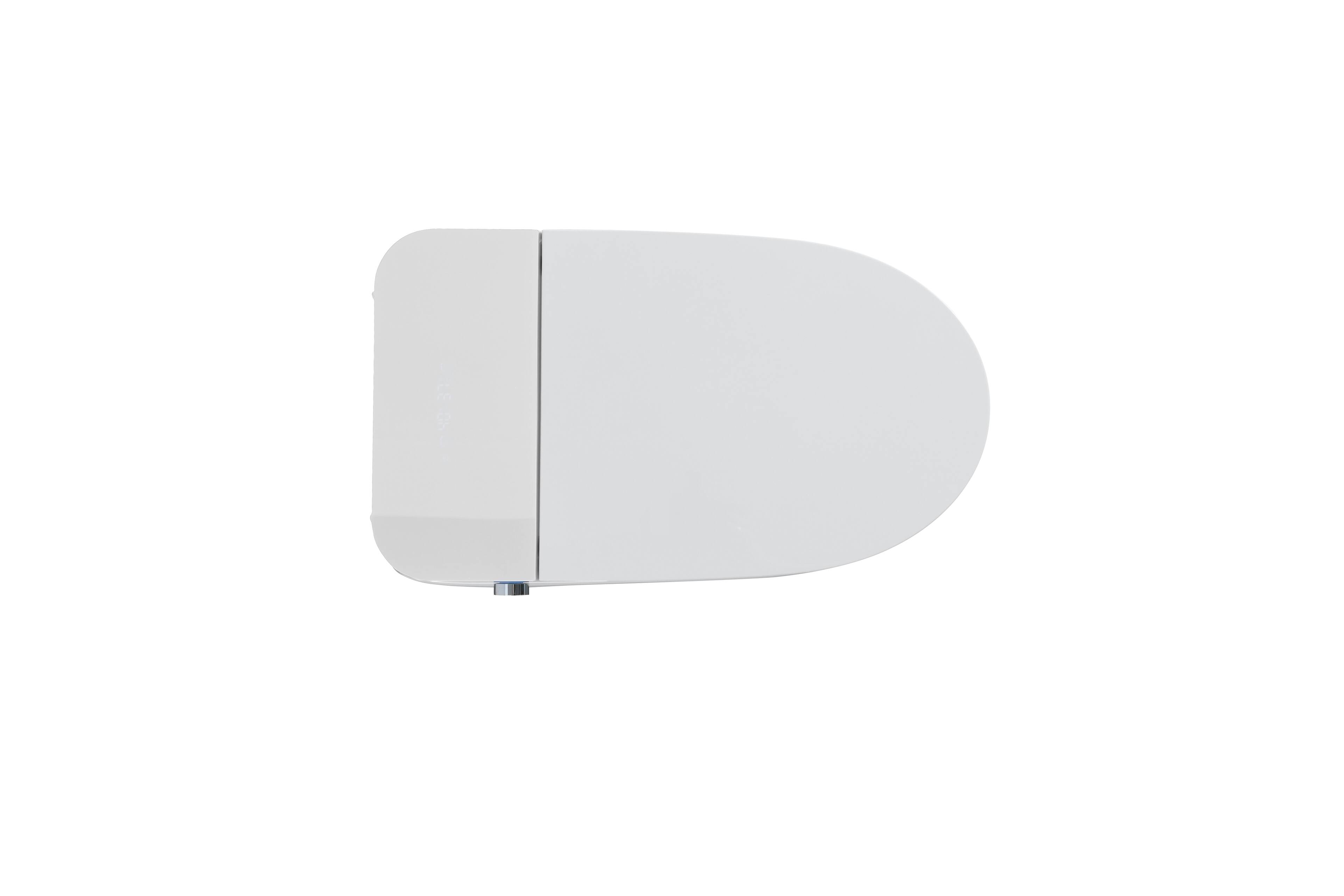 Alt View 8. Tiramisubest - Tankless Smart Toilet With Bidet Built In,Auto Flush,Auto Open/Close,Heated Seat,Warm Water and Dry,Adjustable Temp - White.