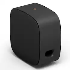 Front. LG - Sound Suite W7 Wireless Subwoofer - Black.