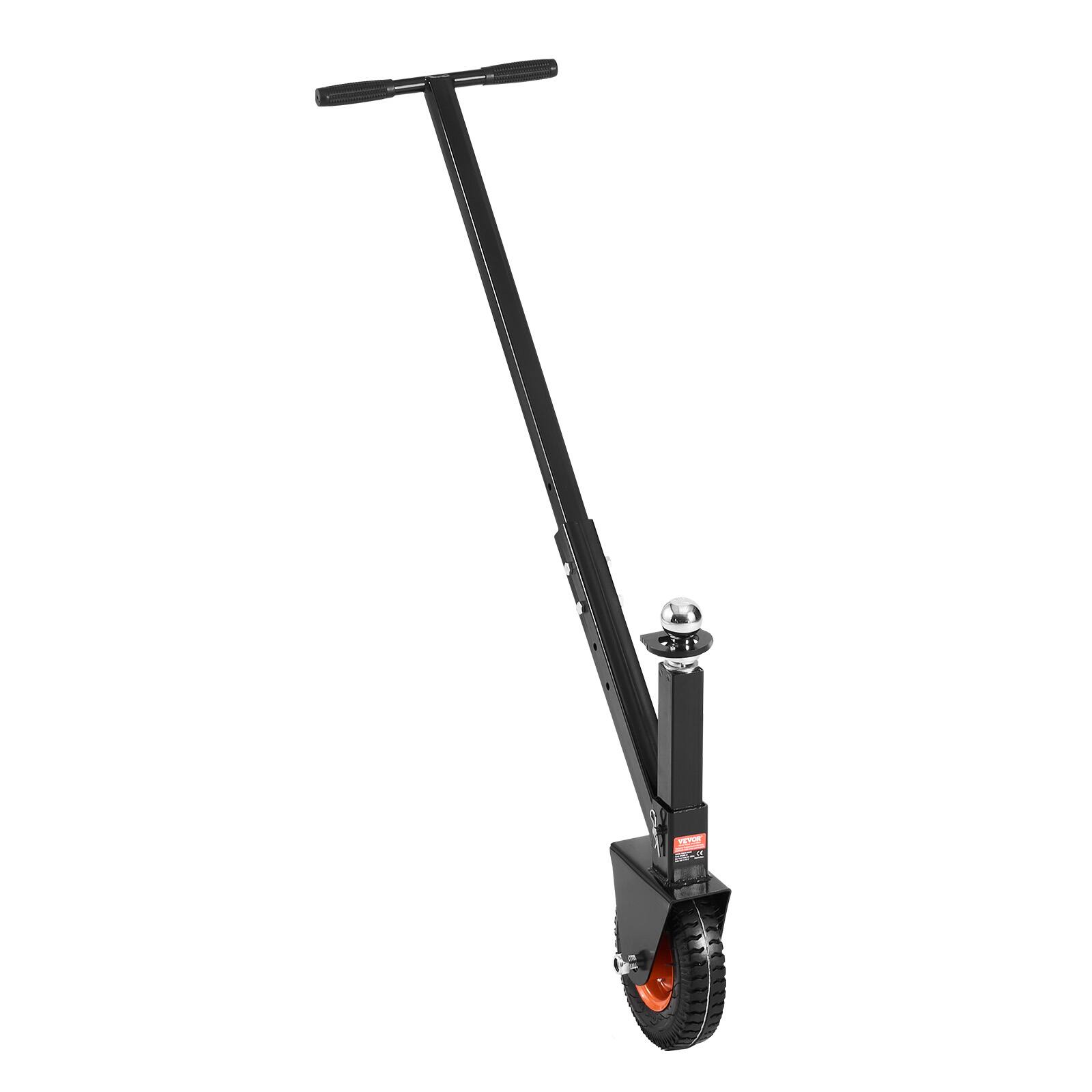 Alt View 5. VEVOR - Trailer Dolly, 300lbs Tongue Weight Capacity, 16.5 in and 22 in Height Adjustable Trailer Dolly, 1-7/8 in and 2 in Balls - Black.