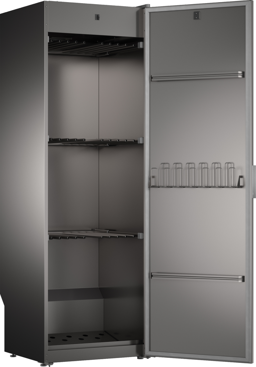 Back. Asko - 52 Linear ft of clothline space - flexible design, Versatile drying, Ultra Gentile Drying, 8 programs - Titanium - Titanium.
