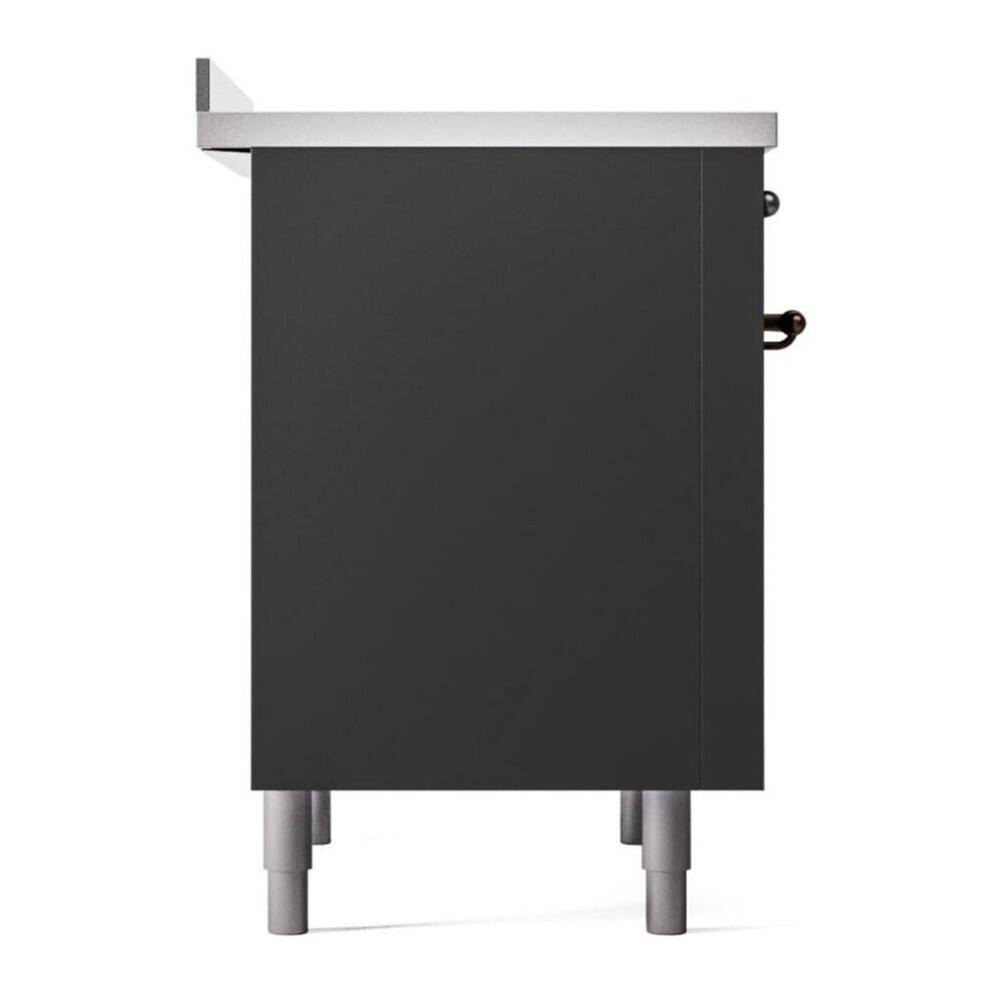 Alt View 9. ILVE - ILVE Nostalgie II 40 inch Induction Range with 6 Induction Elements (Blue Grey) - Blue Grey.