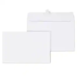 Staples - EasyClose Booklet Envelopes, 6" x 9", 250/Box - White