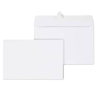 Front. Staples - EasyClose Booklet Envelopes, 6" x 9", 250/Box - White.