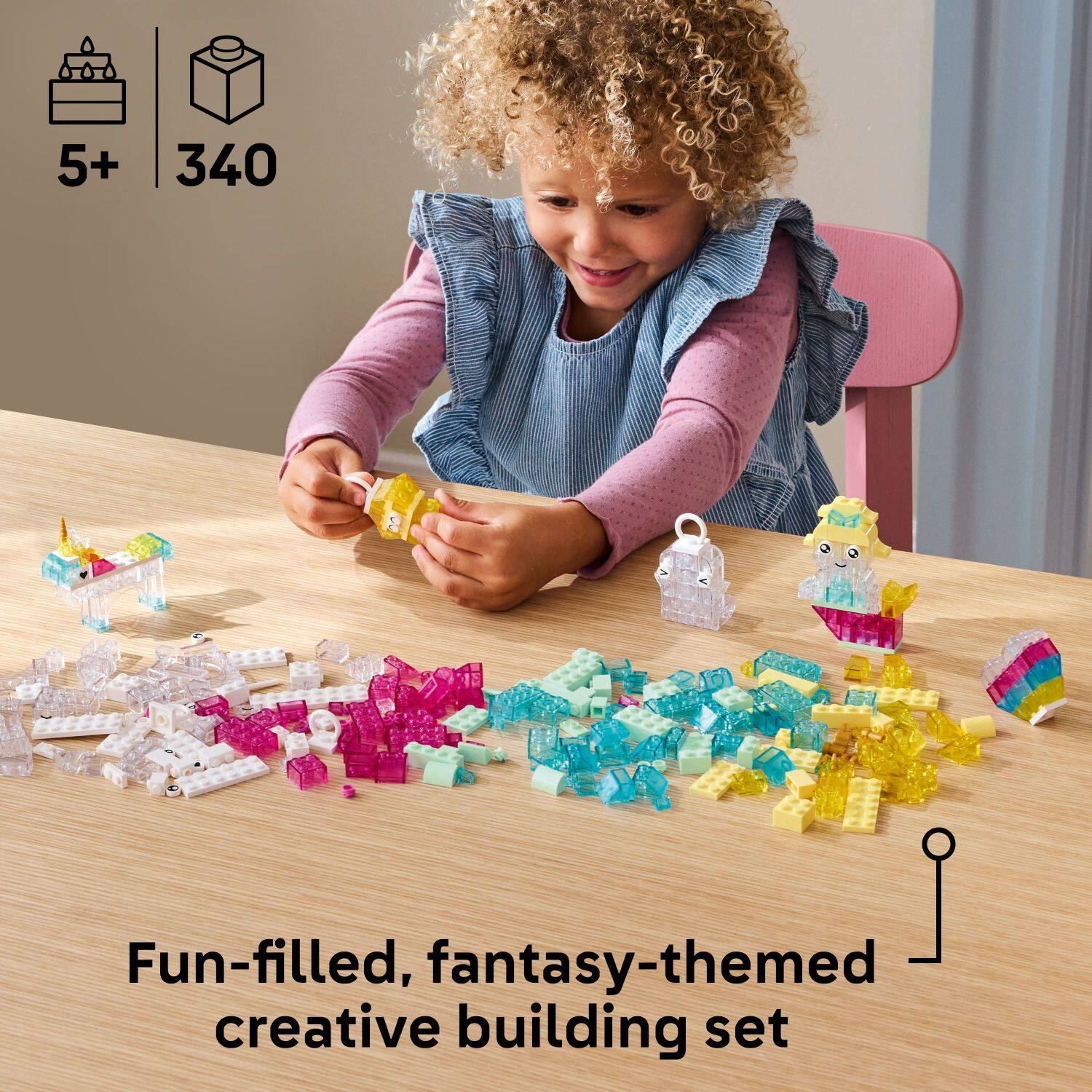 5+ 340 Fun-filled, fantasy-themed creative building set