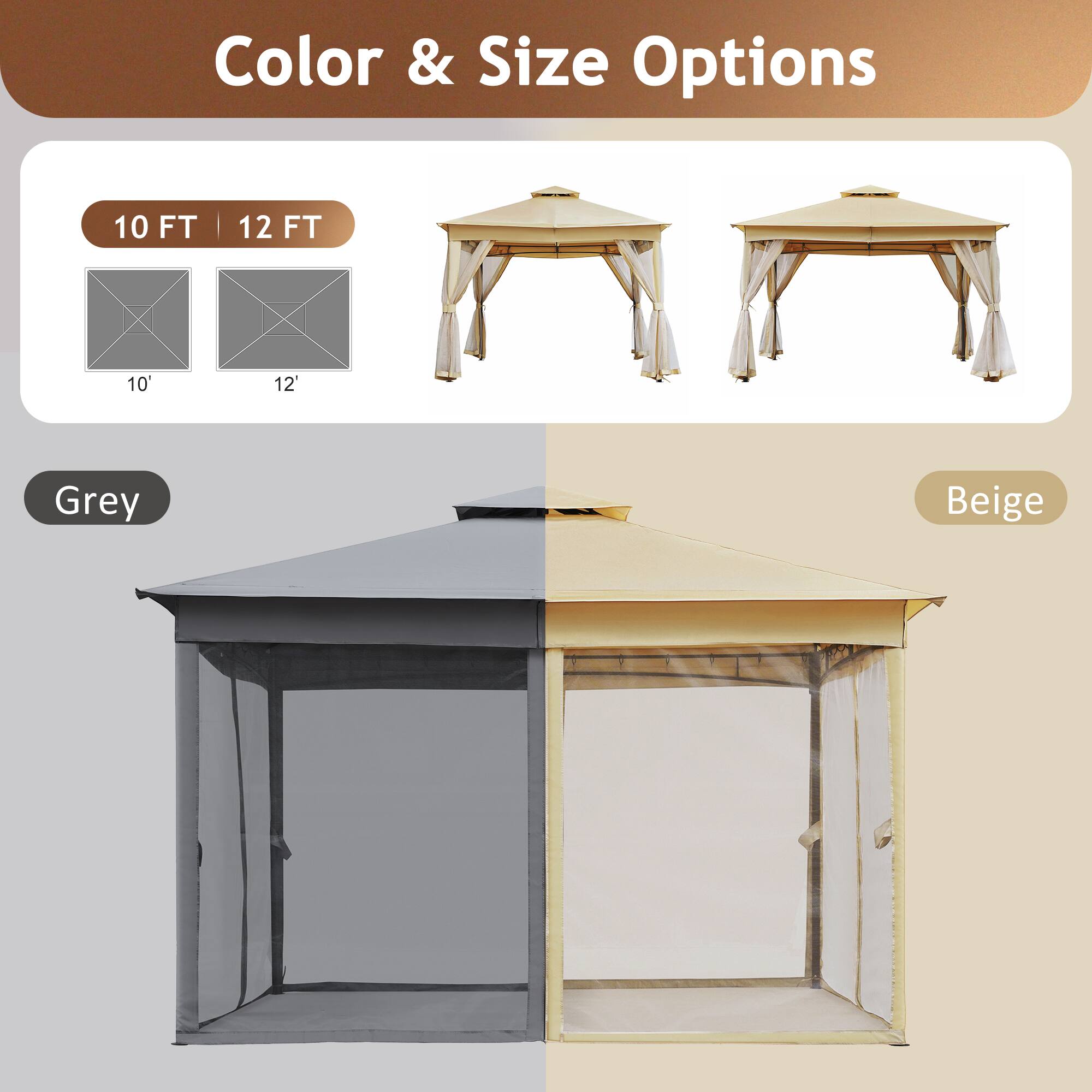 Color & Size Options

10 FT | 12 FT

10' 12'

Grey Beige