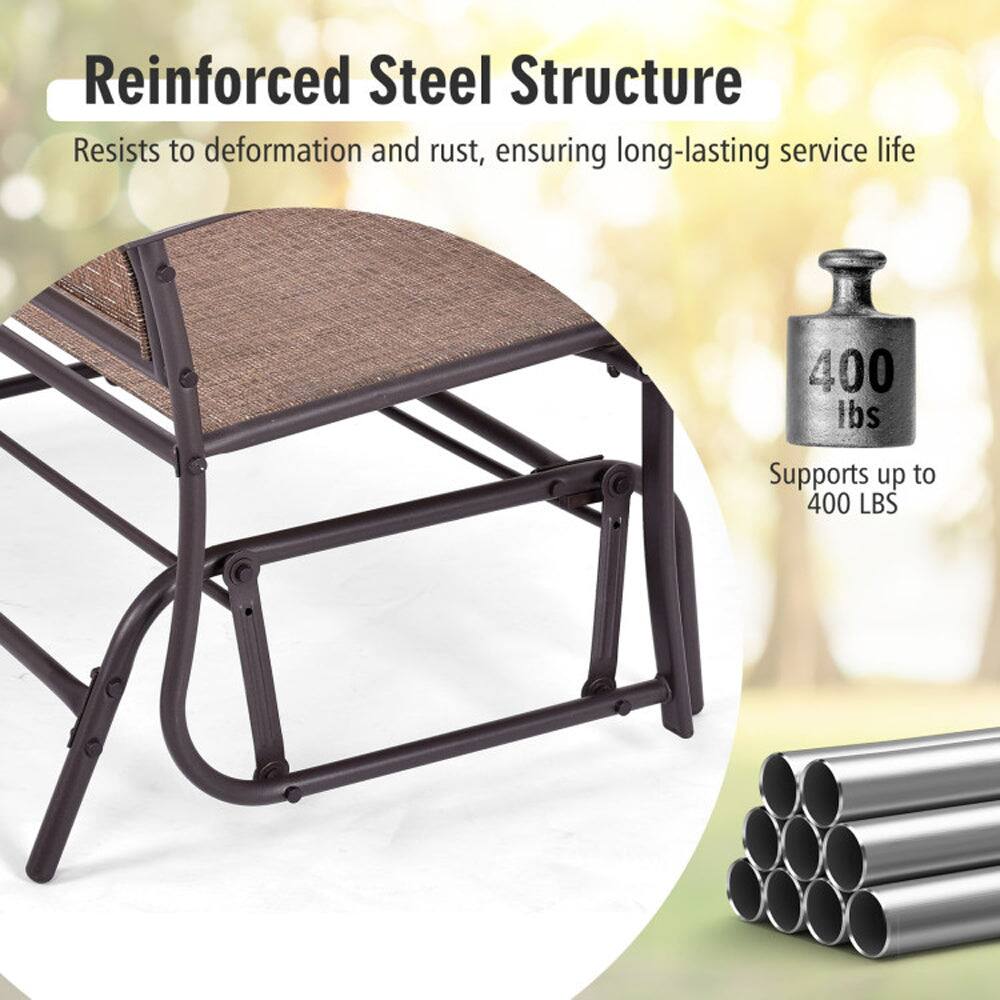 Reinforced Steel Structure  
Resists to deformation and rust, ensuring long-lasting service life  

Supports up to 400 LBS