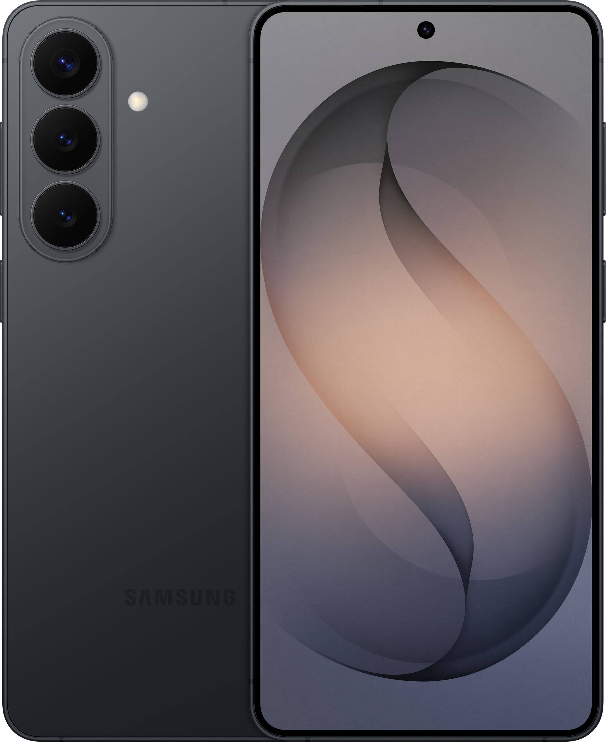 Front. Samsung - Galaxy S26+ 256GB - Black.