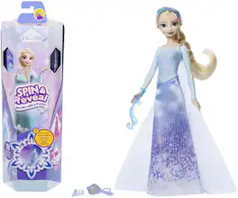 Mattel - Disney Frozen Spin & Reveal, Elsa Wave 2 (One Random Frozen Spin & Reveal per Transaction) - COLLECTIBLES - Multicolor