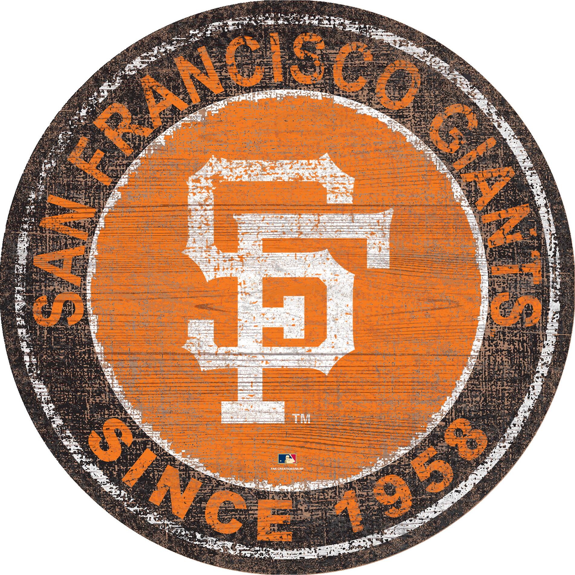 San Francisco Giants 24'' Round Heritage Logo Sign