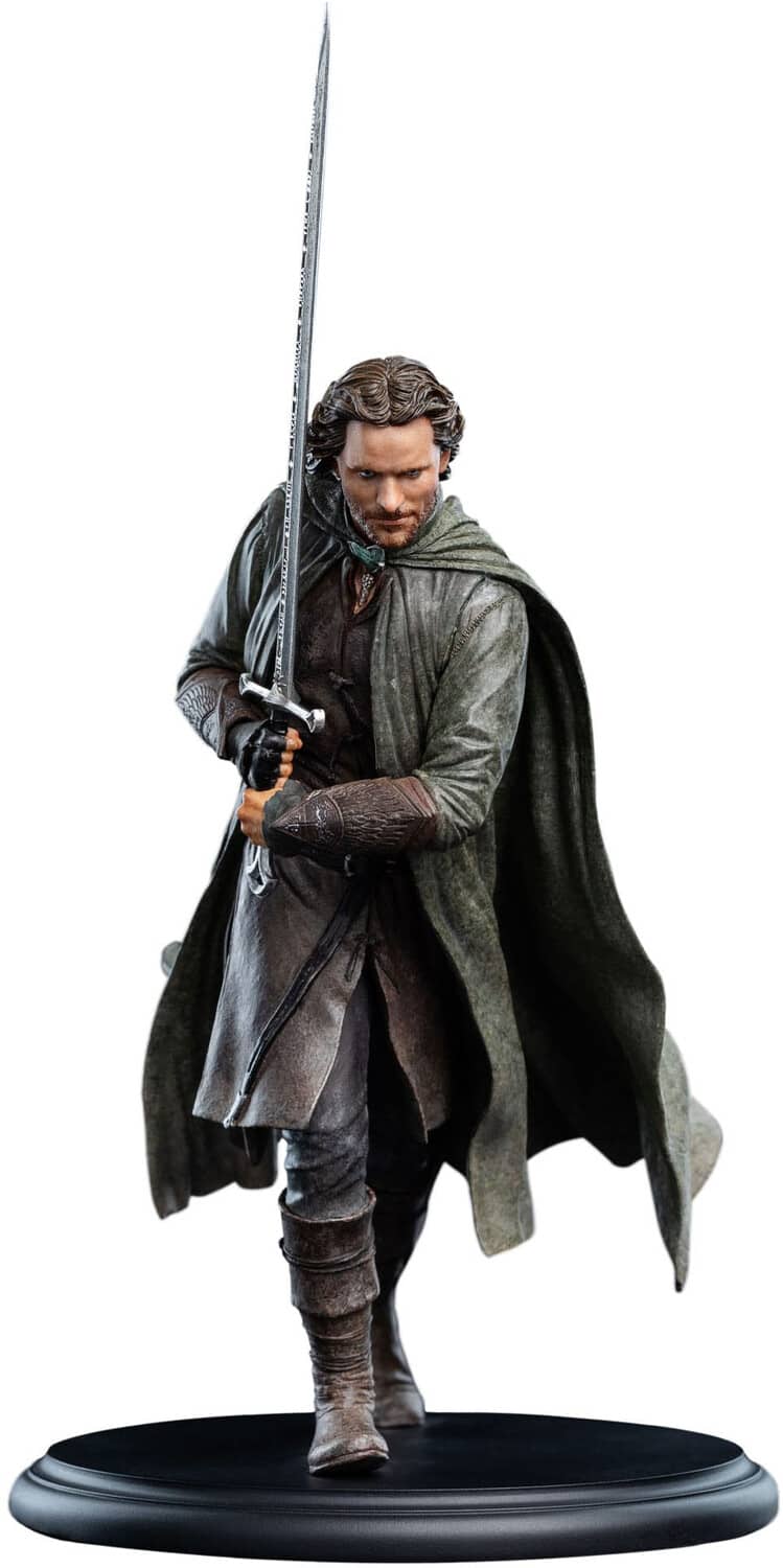 Weta Workshop - Polystone - The Lord of the Rings Trilogy - Aragorn Minature Statue - COLLECTIBLES - Multicolor
