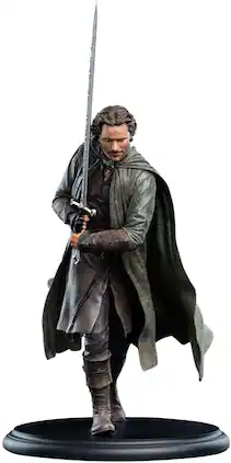 Weta Workshop - Polystone - The Lord of the Rings Trilogy - Aragorn Minature Statue - COLLECTIBLES - Multicolor