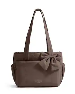 Bagsmart - Crush 9L Everyday Mini Tote, Puffy Splash-Resistant Tote with 13" Laptop Compartment for Daily Use - Brown