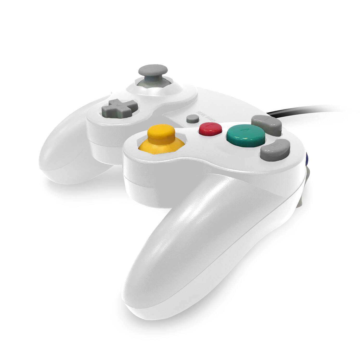 Alt View 1. Old Skool - GameCube / Wii Compatible Controller - White.