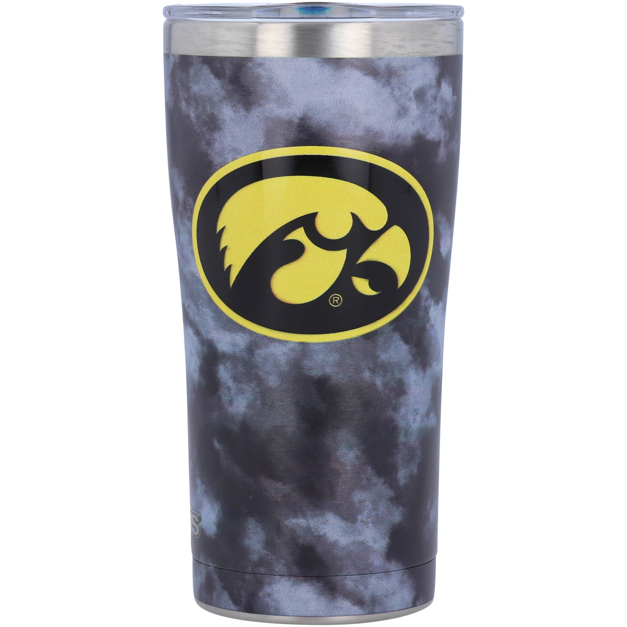 Alt View 1. Tervis - Iowa Hawkeyes 20oz. Tie-Dye Stainless Steel Tumbler - Multicolor.