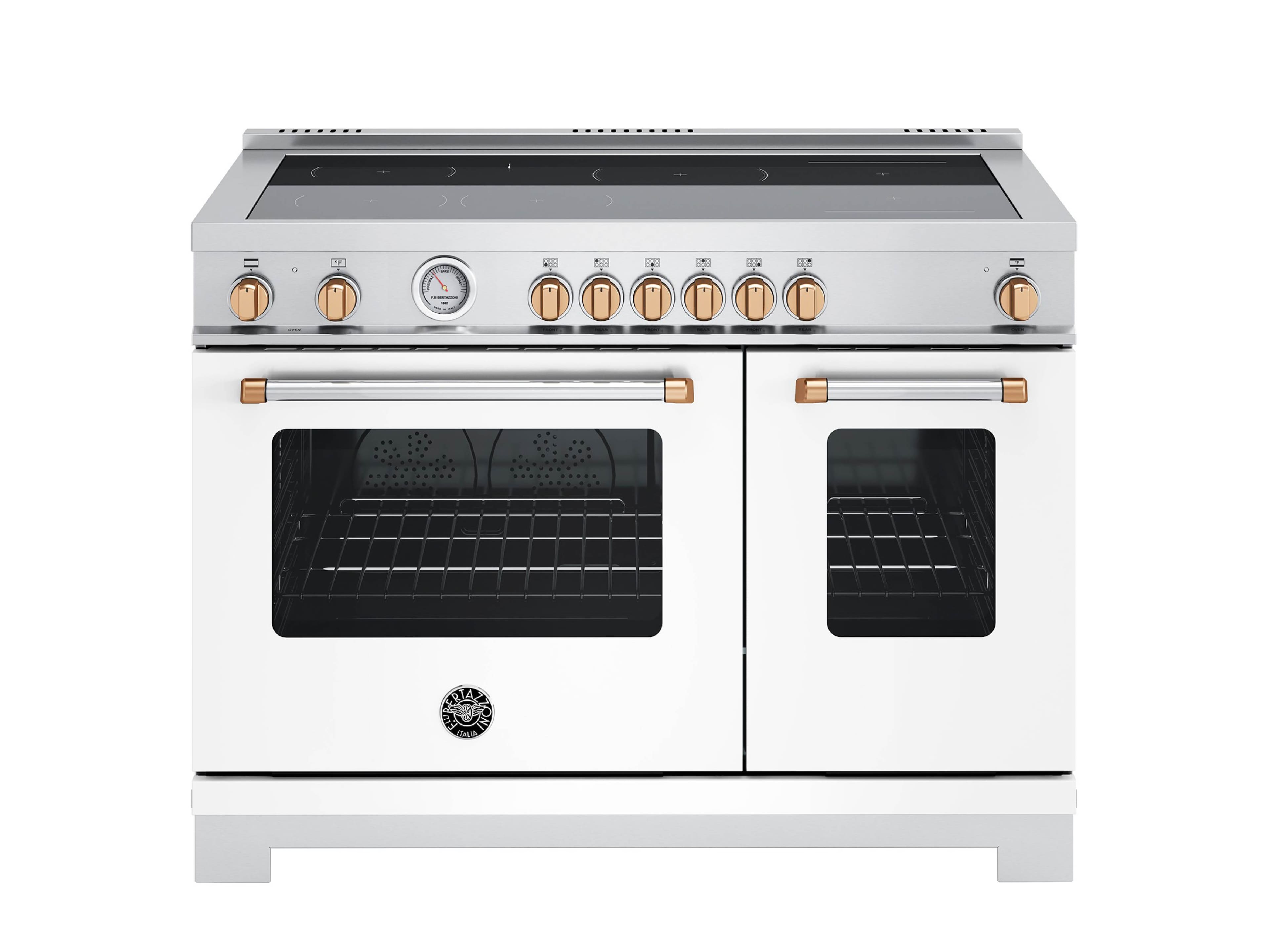 "Bertazzoni - 48"" Master Series Induction Range - Bianco Matt/Gold - White" price history on PriceWatchPro