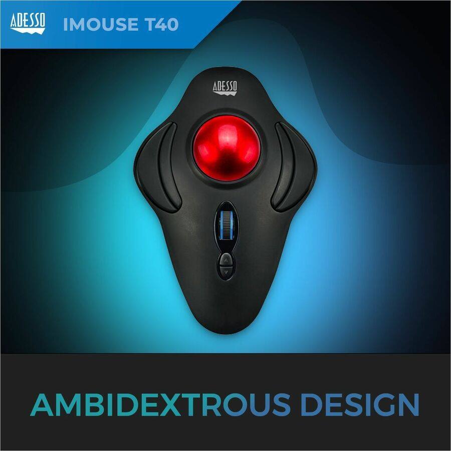 ADESSO  
IMOUSE T40  

AMBIDEXTROUS DESIGN