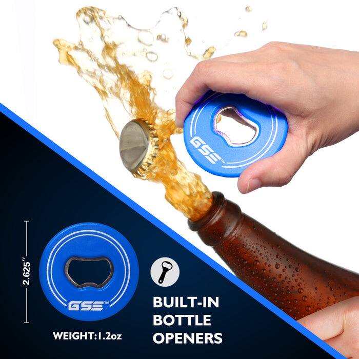 GSE™ 2.625"  
BUILT-IN BOTTLE OPENERS  
WEIGHT: 1.2oz
