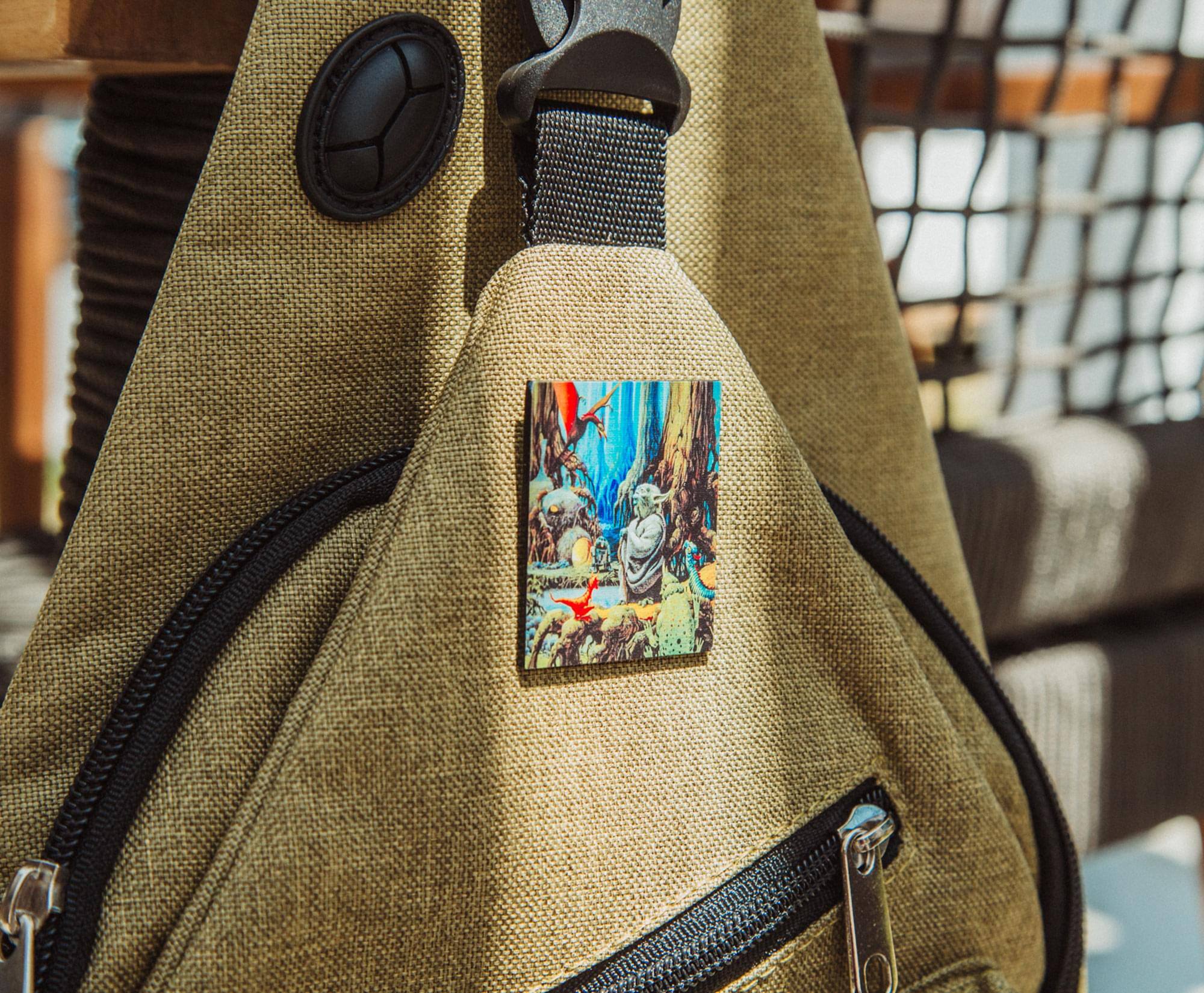 Alt View 5. Star Wars - Star Wars: Return of the Jedi Yoda Blissl Necklace Replica & Enamel Pin Box Set - Black.