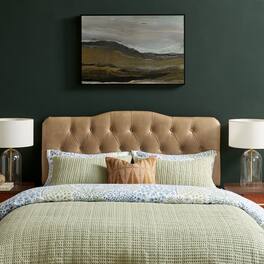 Annabel Faux Leather Queen Headboard by Modway - Toast