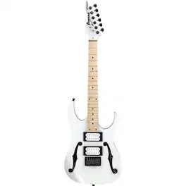 Ibanez - Paul Gilbert Signature PGMM31 Electric Guitar, Maple Fretboard,White