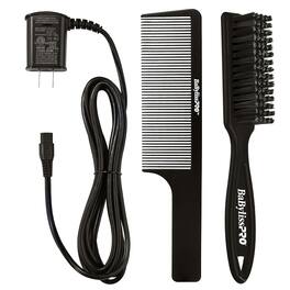 BaBylissPRO - Babyliss Pro Foil Shaver Power Cord Charger For FXFS2 Shaver with Brush and Comb - Black