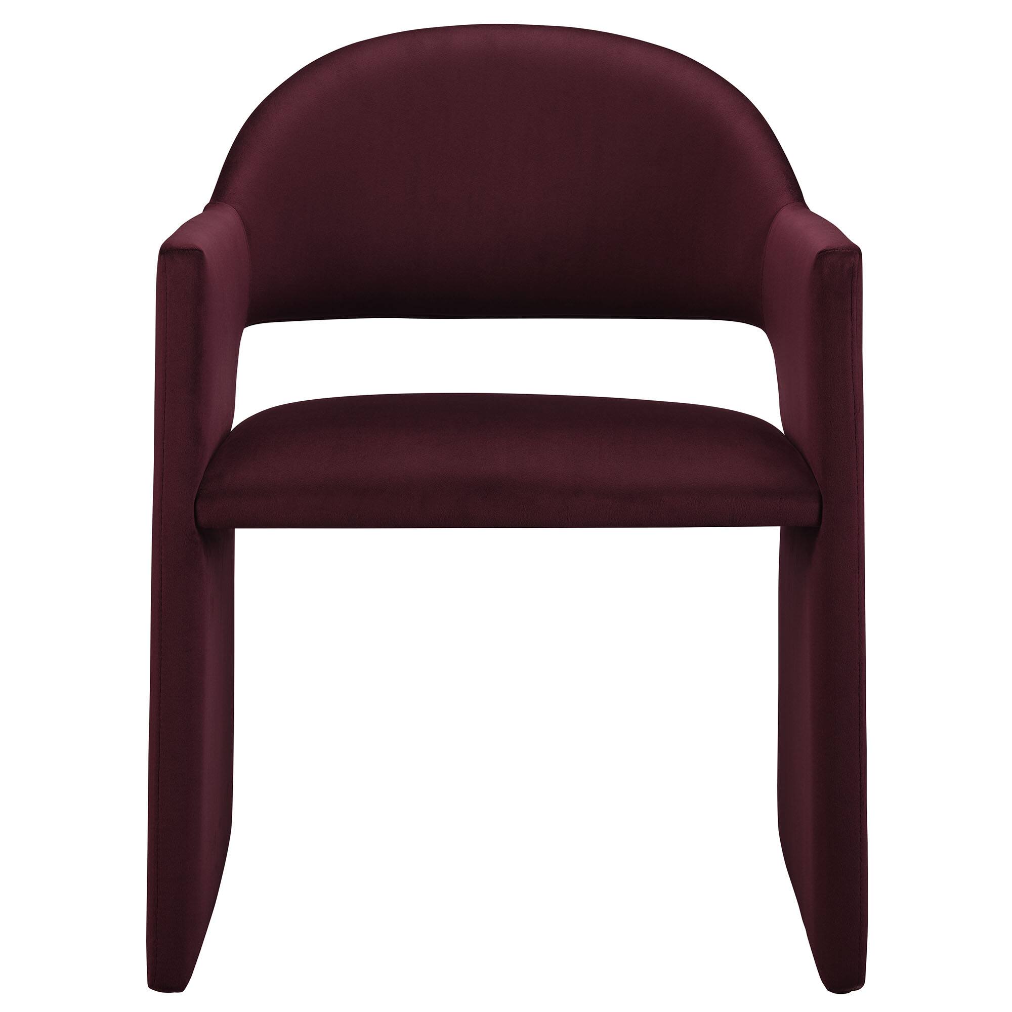 Alt View 4. Modway - Talia Dining Armchair - Mulberry.