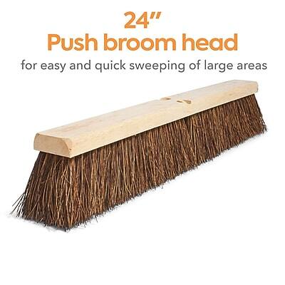 24" Push broom head  
for easy and quick sweeping of large areas