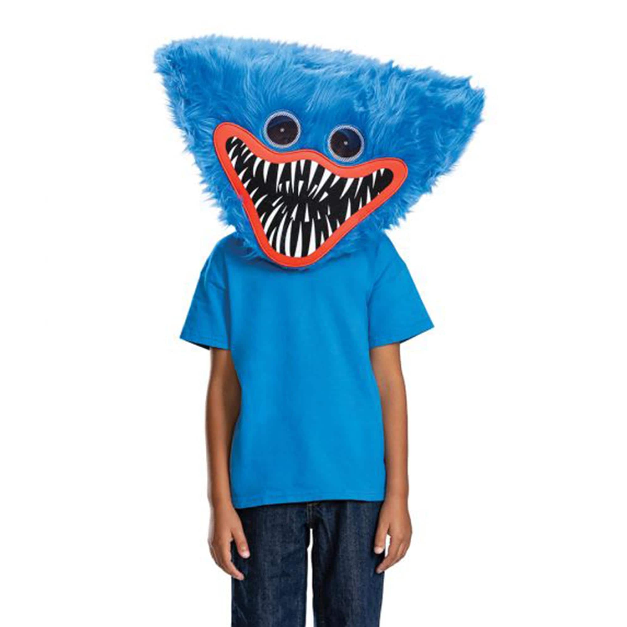 Disguise - Poppy Playtime Huggy Wuggy Plush Mask Universal Unisize 8+ - Blue