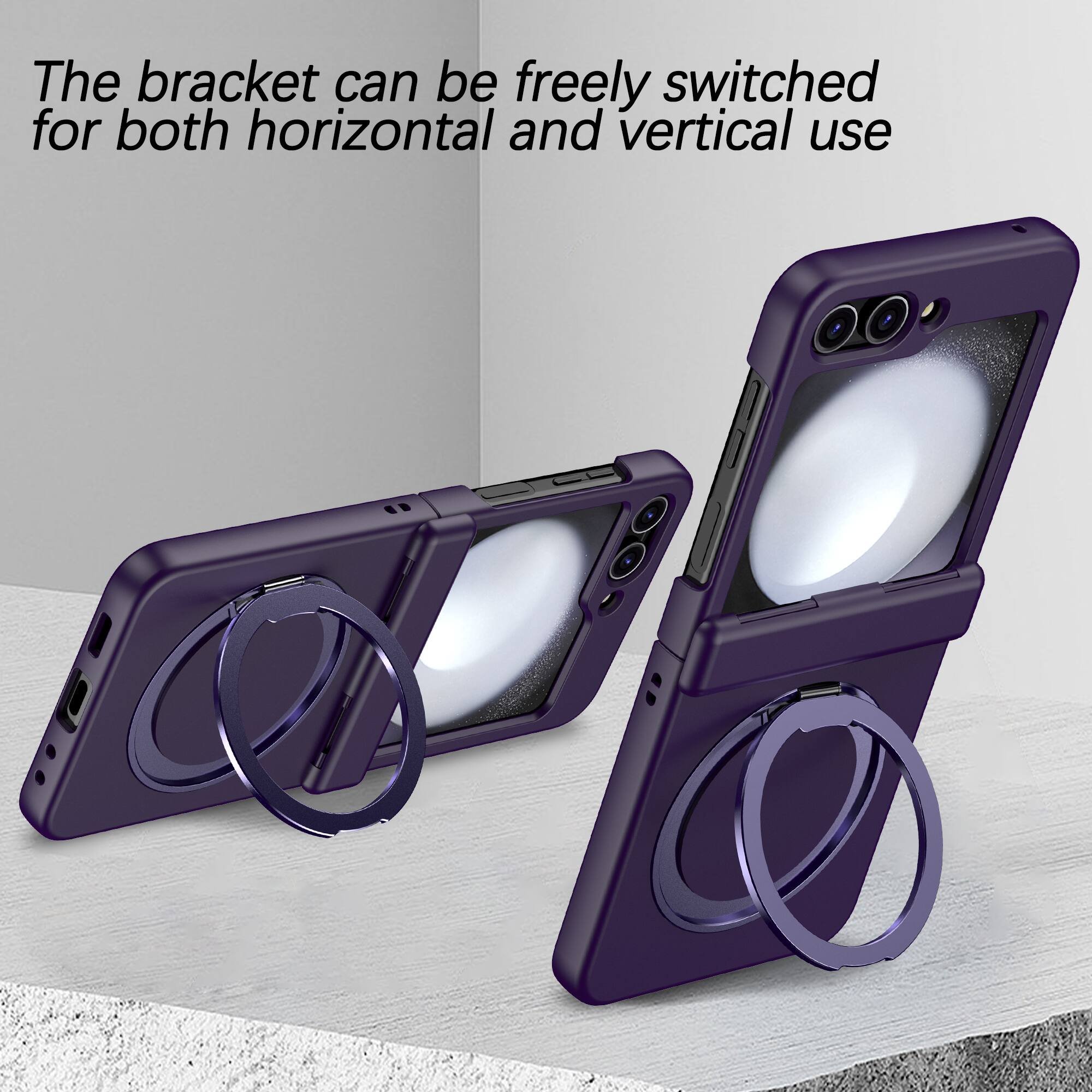 The bracket can be freely switched for both horizontal and vertical use.