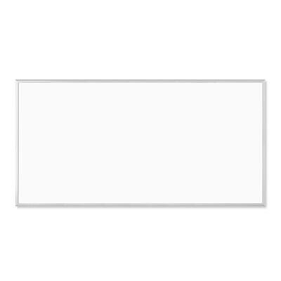 Front. U Brands - Steel Dry-Erase Whiteboard, Aluminum Frame, 8' x 4'.