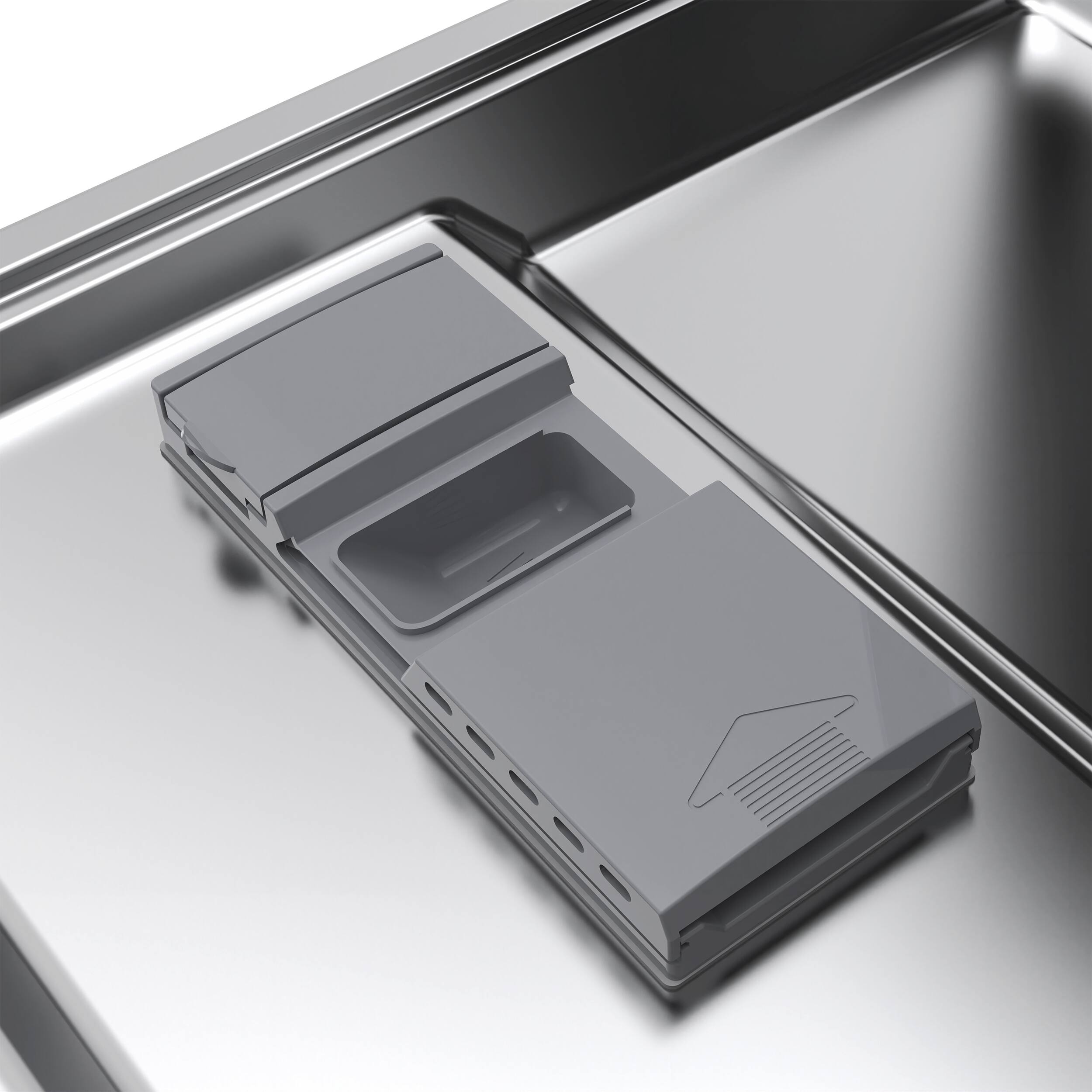 Alt View 2. Forno Appliances - Rivestito 24 Inch Top Control Built-In Panel Ready Dishwasher with Stainless Steel Interior, 45 dBA - Stainless steel.