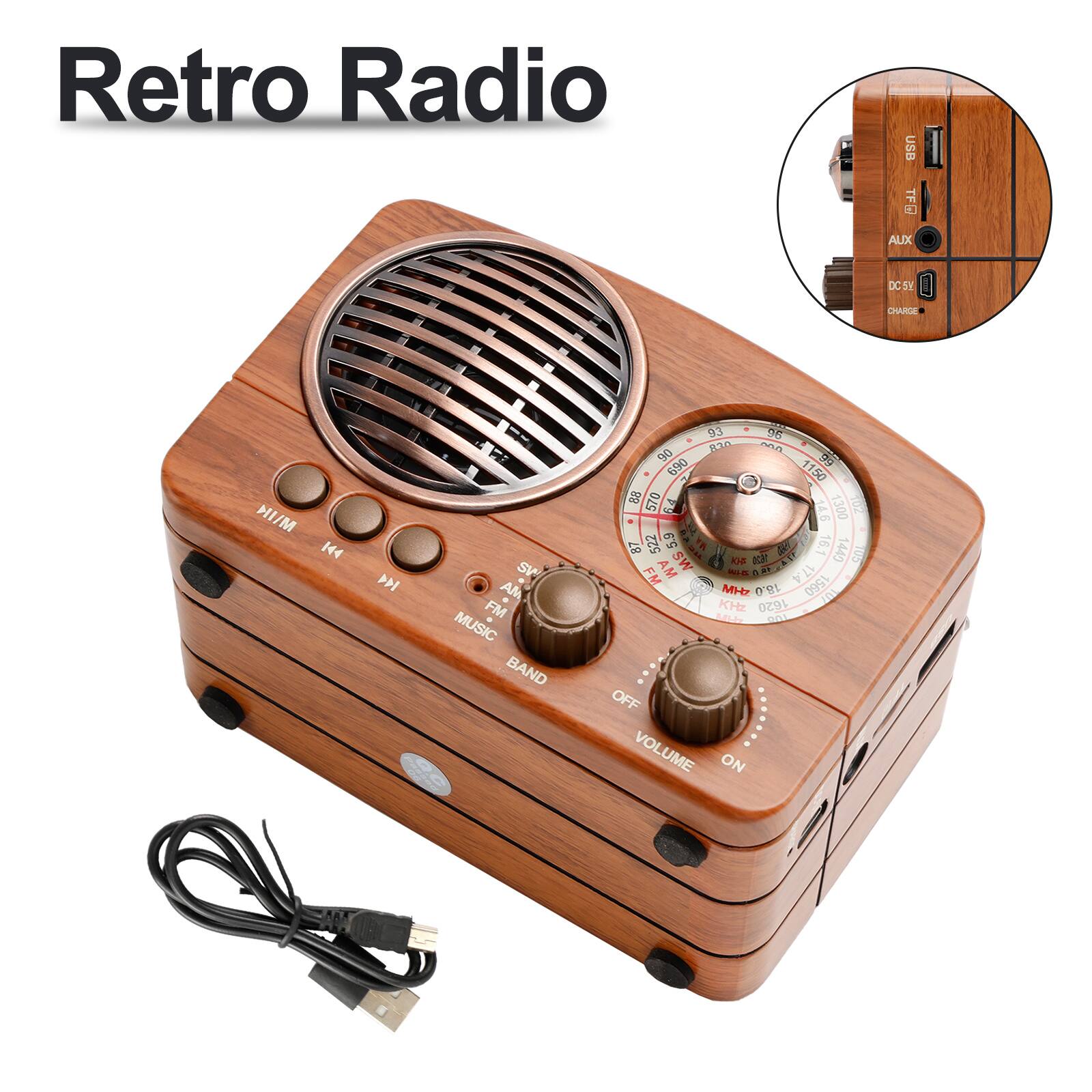 Retro Radio

USB TF AUX CCS BY CHAICA - HI/M M 1 144 SV AM FM MUSIC BAND 9 n5 ACH NE 90 ag 690 1150 68 250 14 102 6A 1300 5.9 : 87 522 J 16.1 1440 MS K aar FM AM S5 ACC y 17 - 18.0 1560 i E01 KH 1620 - OFF VOLUME ON

USB TF AUX DC 5V CHARGE