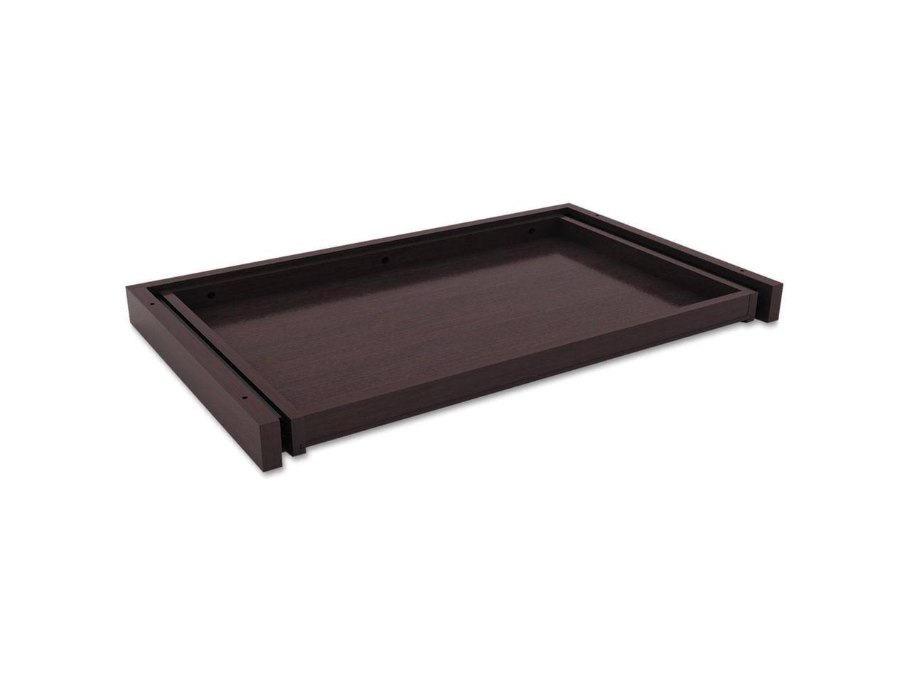Alt View 5. Alera - Alera Valencia Series Center Drawer 24 1/2w x 15d x 2h Espresso VA312414ES.