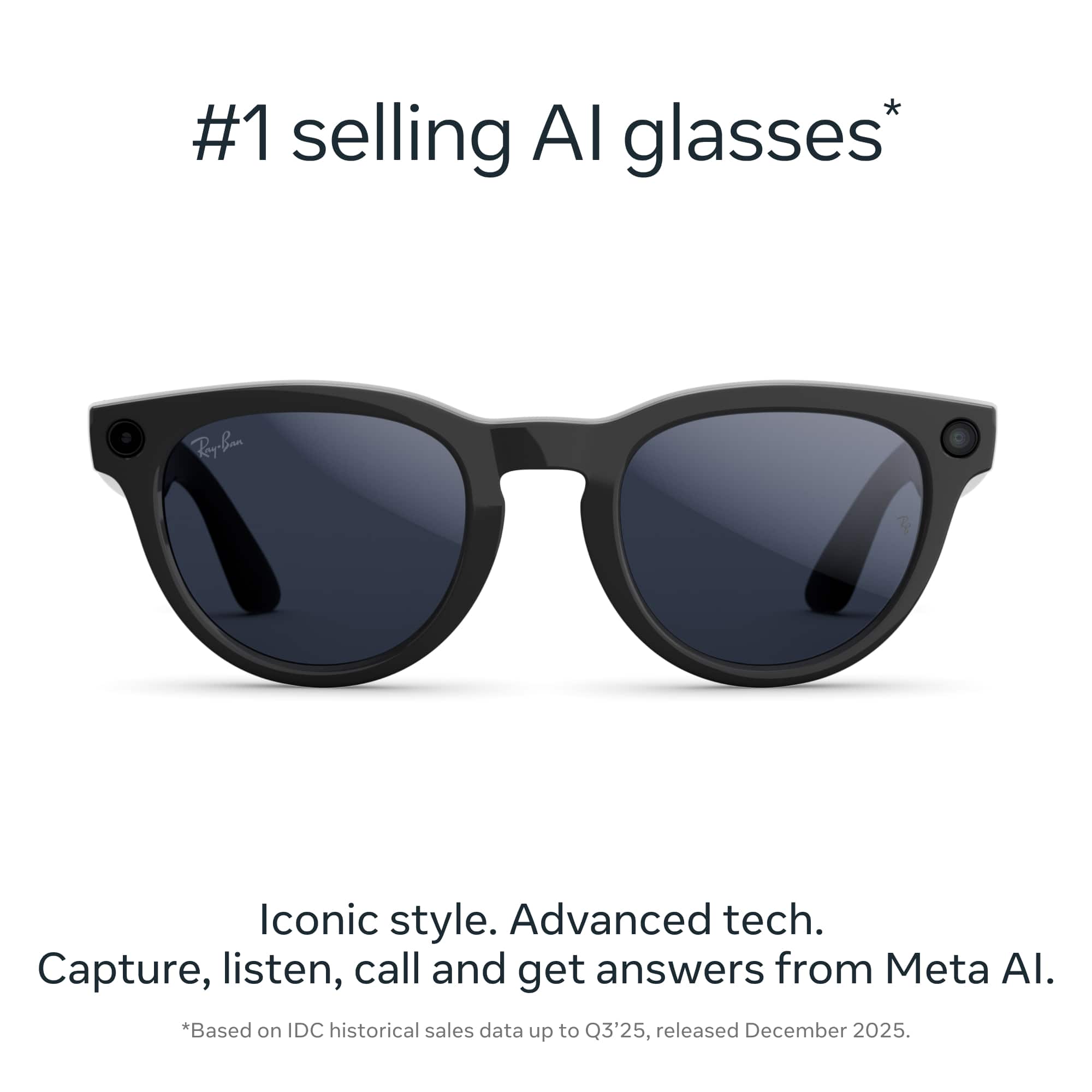 r*o様 [日本未発売] Ray-ban  HEADLINER AIサン Ray Ban Meta Headliner (Gen 2) glasses with Meta AI, Audio, Photo