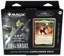 Wizards of The Coast - Magic: The Gathering FINAL FANTASY Commander Deck - FINAL FANTASY VII Limit Break (Game Edition)