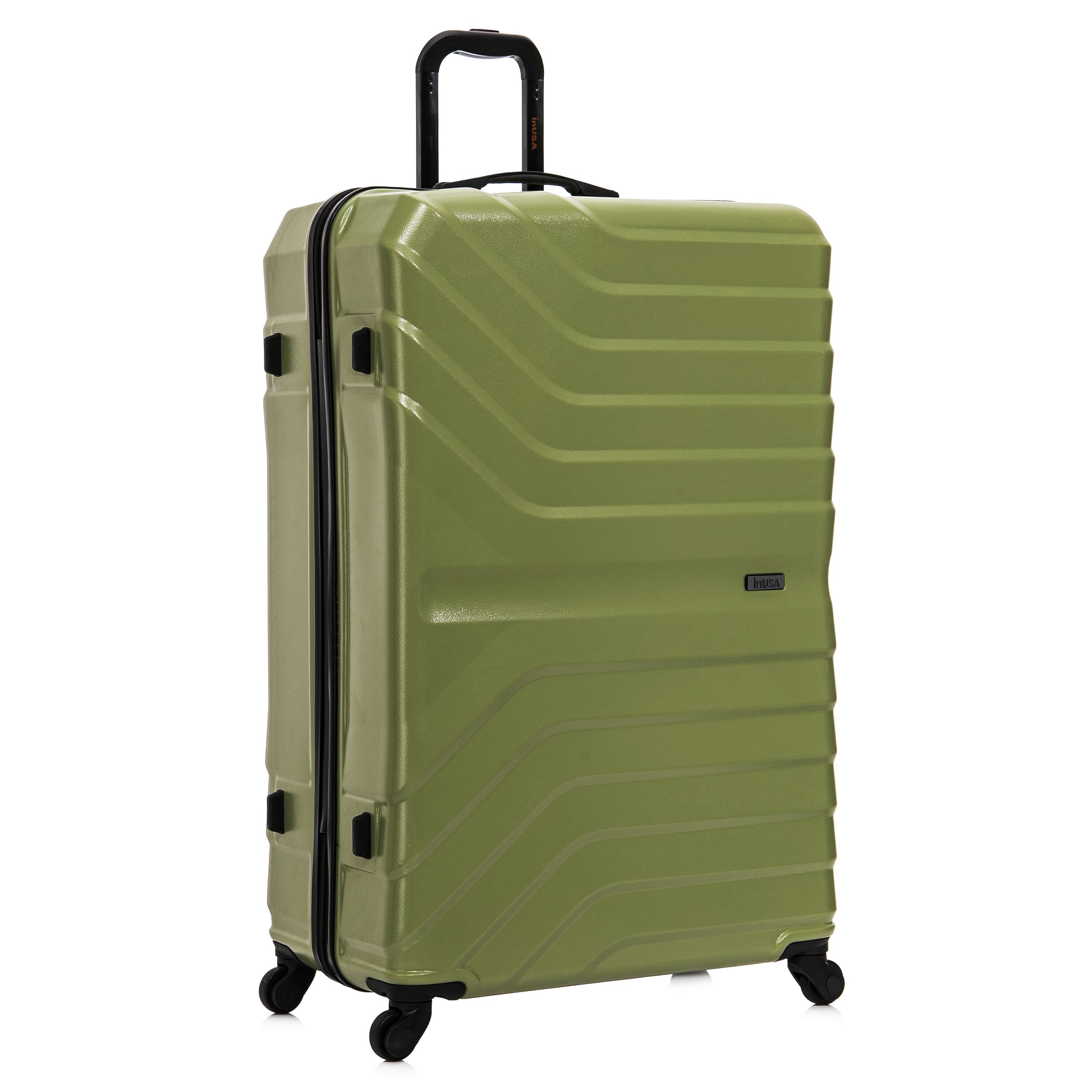 Alt View 5. InUSA - Aurum lightweight hardside spinner luggage 32" - GREEN.