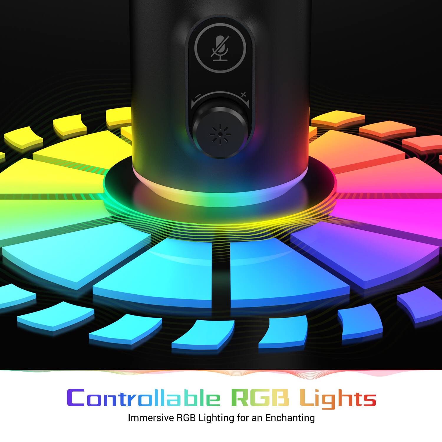 Controllable RGB Lights  
Immersive RGB Lighting for an Enchanting Experience