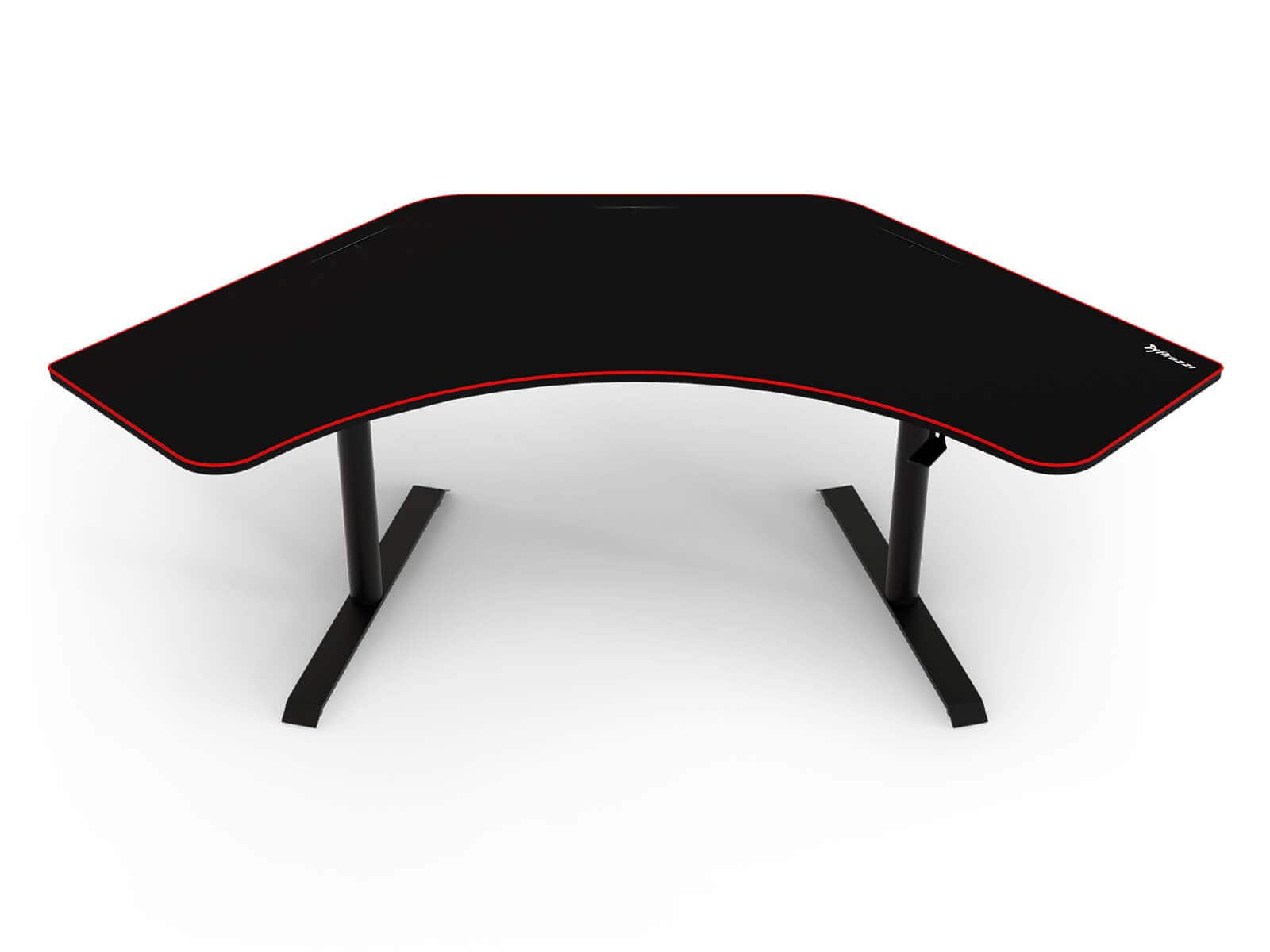 Front. Arozzi - Arena Angelo Gaming Desk - Black.