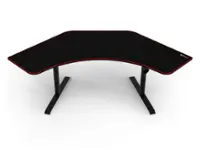 Arozzi - Arena Angelo Gaming Desk - Black - Front_Zoom