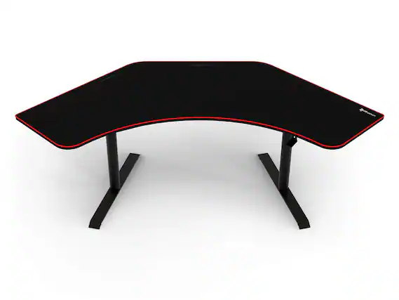 Front. Arozzi - Arena Angelo Gaming Desk - Black.