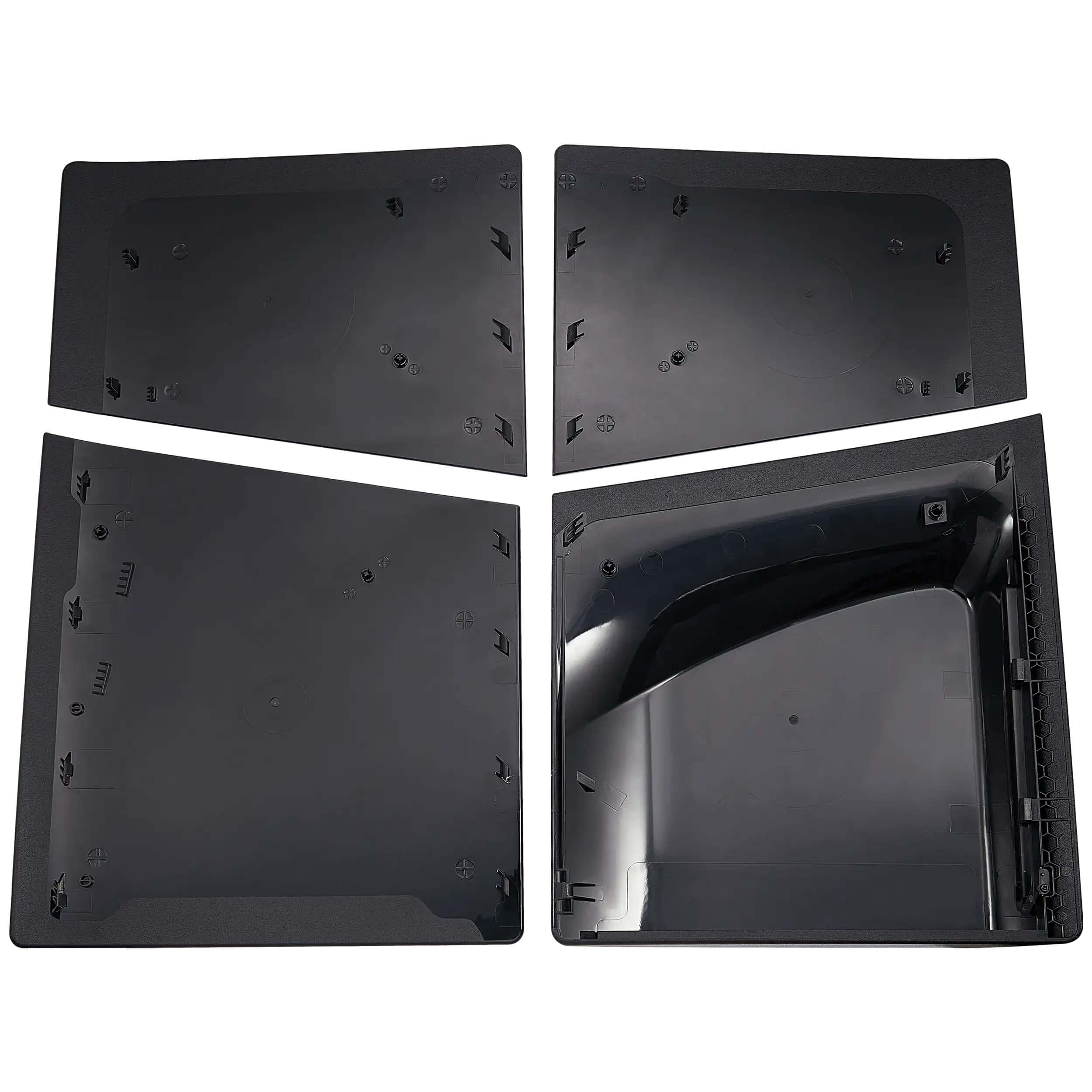 Back. MobileSentrix - Ghost of Yotei - PlayStation 5 Slim Disc Edition PS5 Compatible Console Faceplate Covers - Black.